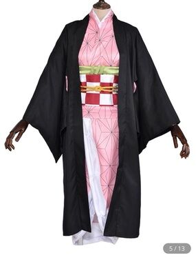 MEDIUM Nezuko DemonSlayer KNY Anime Cosplay Costume Miccostumes NWOT